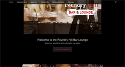 Desktop Screenshot of foundryhillbar.co.uk
