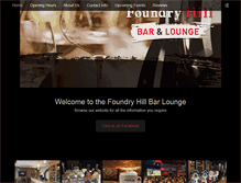 Tablet Screenshot of foundryhillbar.co.uk